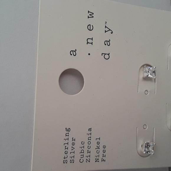 Sterling Silver and Cubic Zirconia Earrings..3pair set - Picture 2 of 4